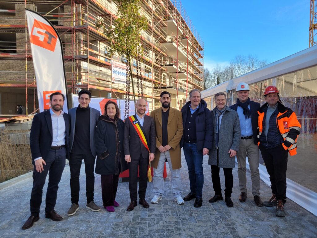 Triomphe : 32 logements sortent de terre à Ixelles